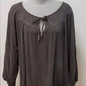 Charcoal Blouse XXL